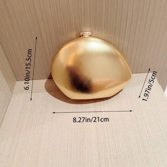 Luxe gold party bag - Picture 3 of 4